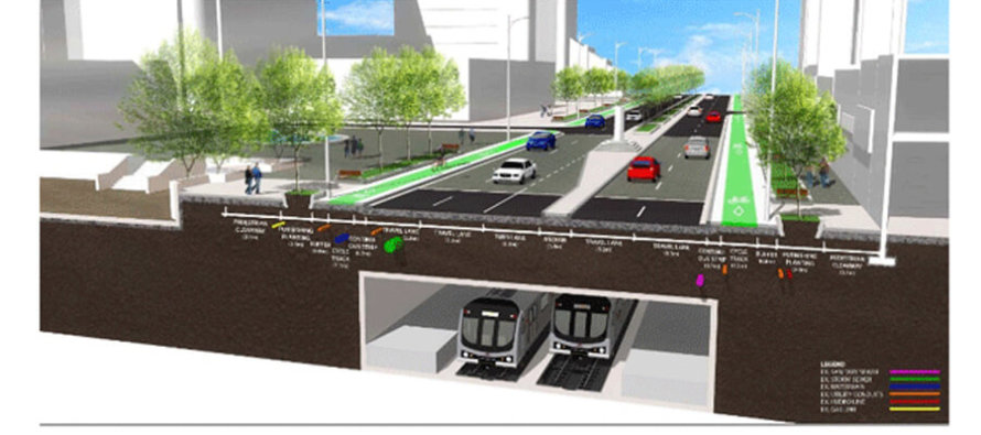Toronto:un piano per ridurre Yonge Street a quattro corsie a North York