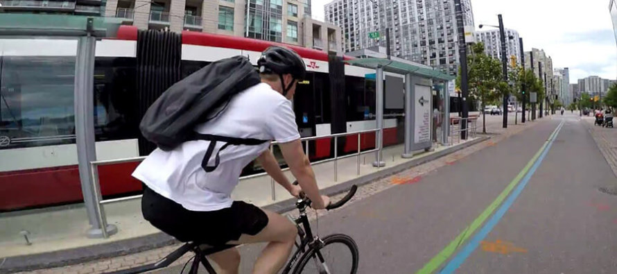 Toronto: in a survey of the Research Forum For those who have a bicycle as a primary means of transport, 60% said they did not believe that roads are safe
