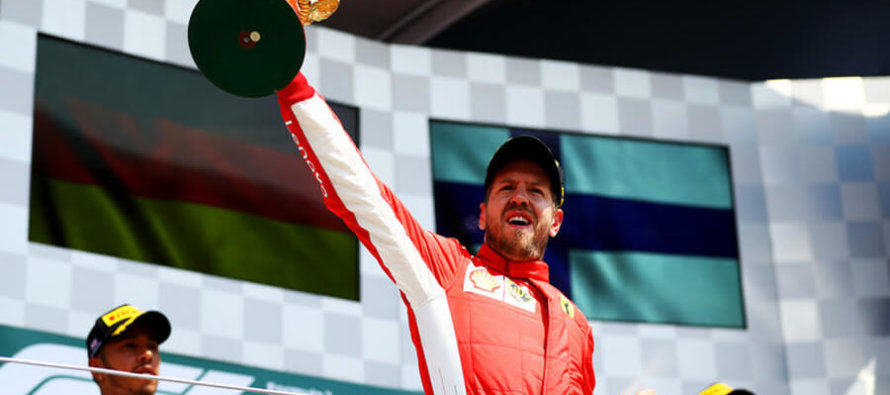 F1 Gran Bretagna:trionfo di Vettel, 3° Raikkonen