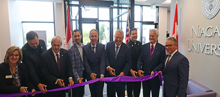 VauSindaco Maurizio Bevilacqua: Un’altra importante pietra miliare tra Vaughan e la Niagara University, la grande apertura di questo nuovo campus.  